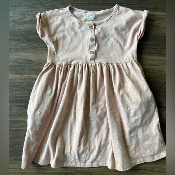 Ettie + H Girl Button Front Camping Print Dress 4y - Picture 2 of 7